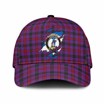 Montgomery Tartan Classic Cap with Family Crest In Me Style