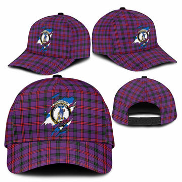 Montgomery Tartan Classic Cap with Family Crest In Me Style