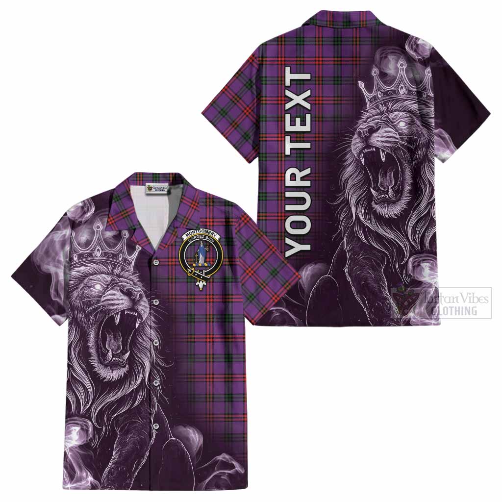 Montgomery Tartan Cotton Hawaiian Shirt Roaring Lion Heritage