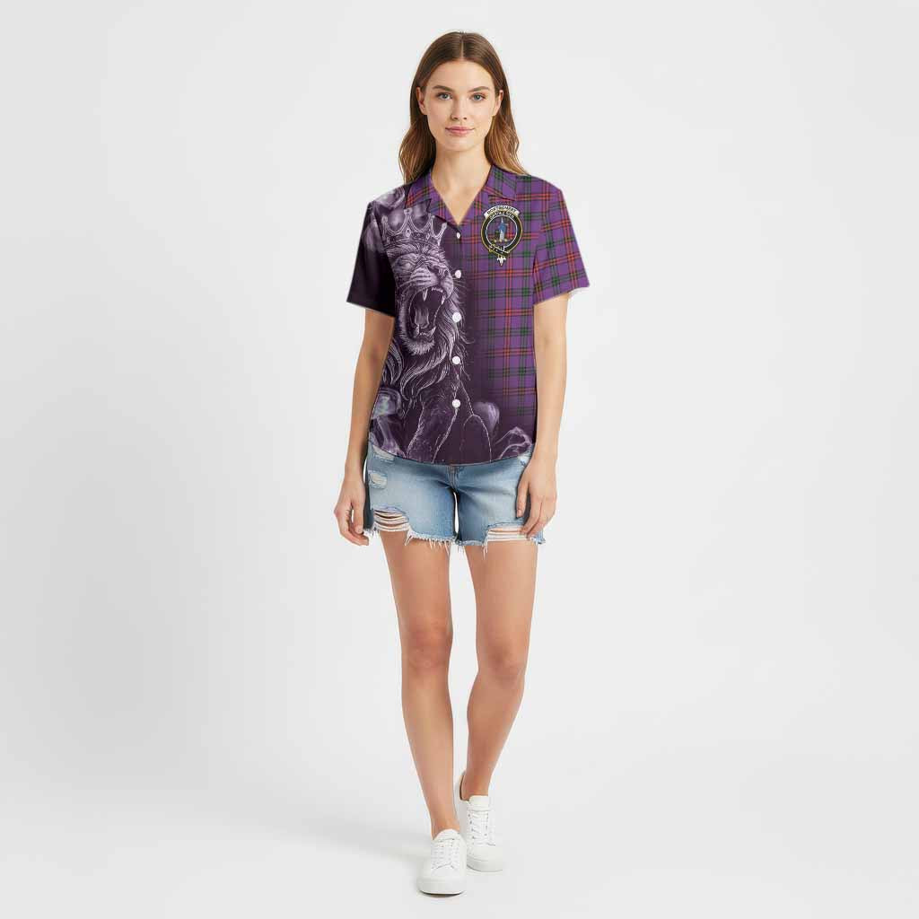 Montgomery Tartan Cotton Hawaiian Shirt Roaring Lion Heritage