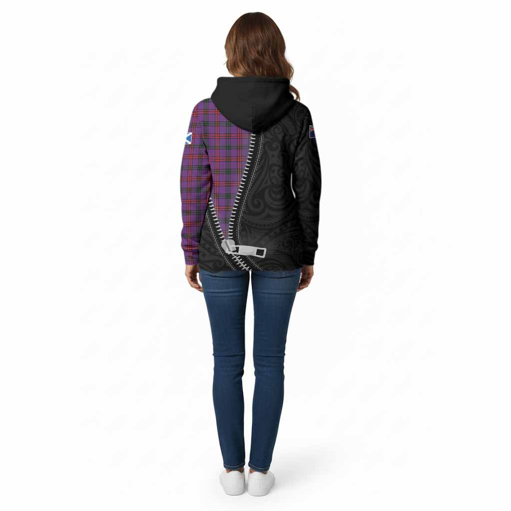 Montgomery Tartan Cotton Hoodie New Zealand Pattern Unique Zipper Stylized