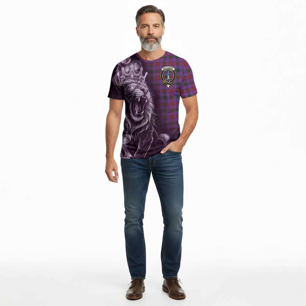 Montgomery Tartan Cotton T-shirt Roaring Lion Heritage
