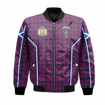 Montgomery Tartan Crest Bomber Jacket Scotland Coat of Arm Flag Style