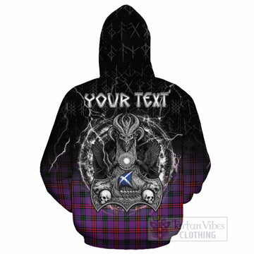 Montgomery Tartan Crest Cotton Hoodie Celtic Odin's Raven Legacy