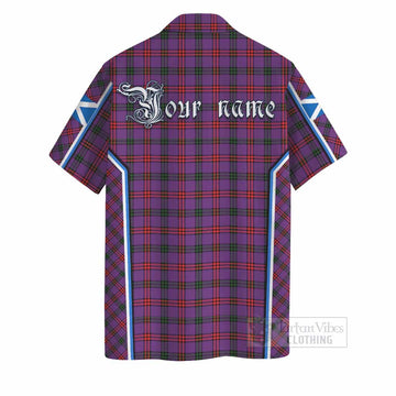 Montgomery Tartan Crest Hawaiian Shirt Scotland Coat of Arm Flag Style - Tartan Vibes Clothing