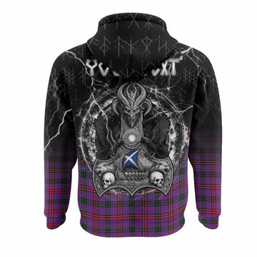 Montgomery Tartan Crest Hoodie Celtic Odin's Raven Legacy