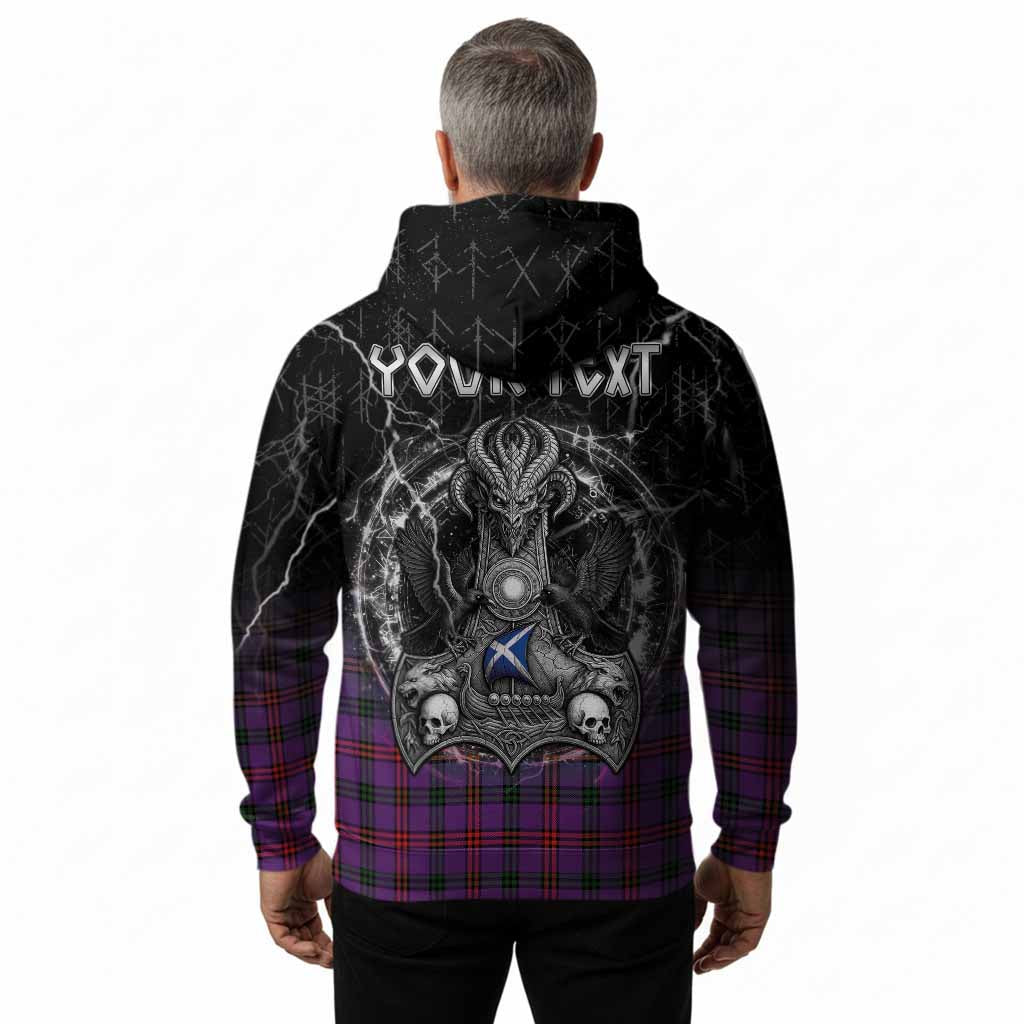 Montgomery Tartan Crest Hoodie Celtic Odin's Raven Legacy