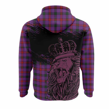 Montgomery Tartan Crest Hoodie Crowned Lion Heritage Style