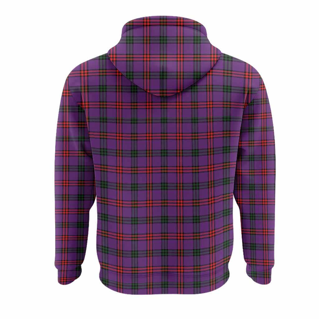 Montgomery Tartan Crest Hoodie Ferocious Lion Style