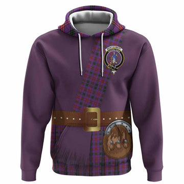 Montgomery Tartan Crest Hoodie Kilt Costume Style