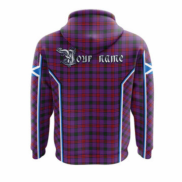 Montgomery Tartan Crest Hoodie Scotland Coat of Arm Flag Style - Tartan Vibes Clothing