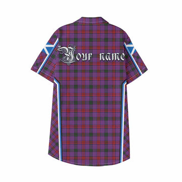 Montgomery Tartan Crest Kid Hawaiian Shirt Scotland Coat of Arm Flag Style - Tartan Vibes Clothing