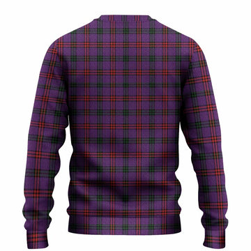 Montgomery Tartan Crest Knitted Sweater Ferocious Lion Style