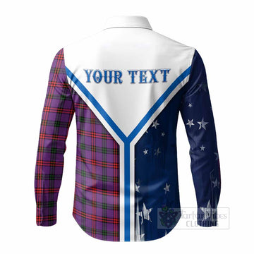 Montgomery Tartan Crest Long Sleeve Button Shirts Scottish-American Heritage