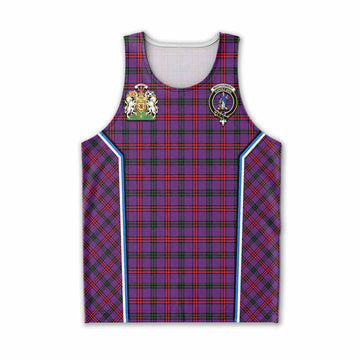 Montgomery Tartan Crest Men Tank Top Scotland Coat of Arm Flag Style