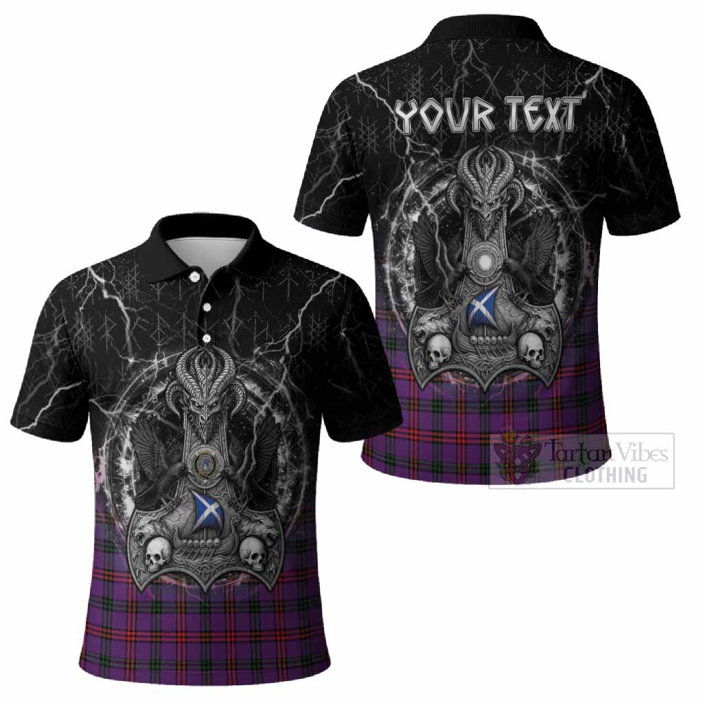 Montgomery Tartan Crest Polo Shirt Celtic Odin's Raven Legacy