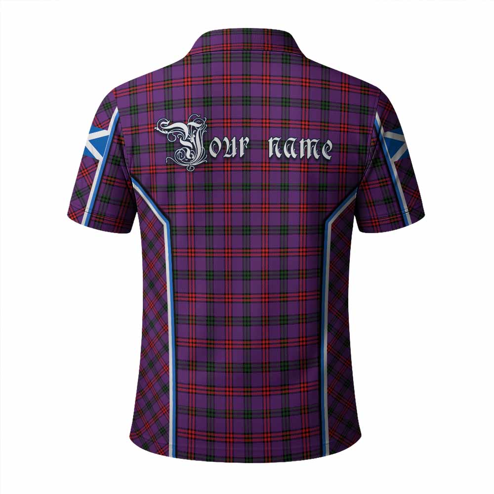Montgomery Tartan Crest Polo Shirt Scotland Coat of Arm Flag Style - Tartan Vibes Clothing