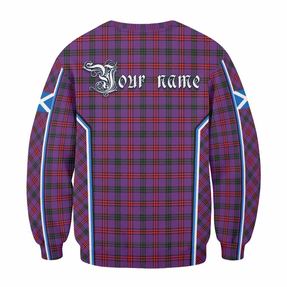 Montgomery Tartan Crest Sweatshirt Scotland Coat of Arm Flag Style - Tartan Vibes Clothing