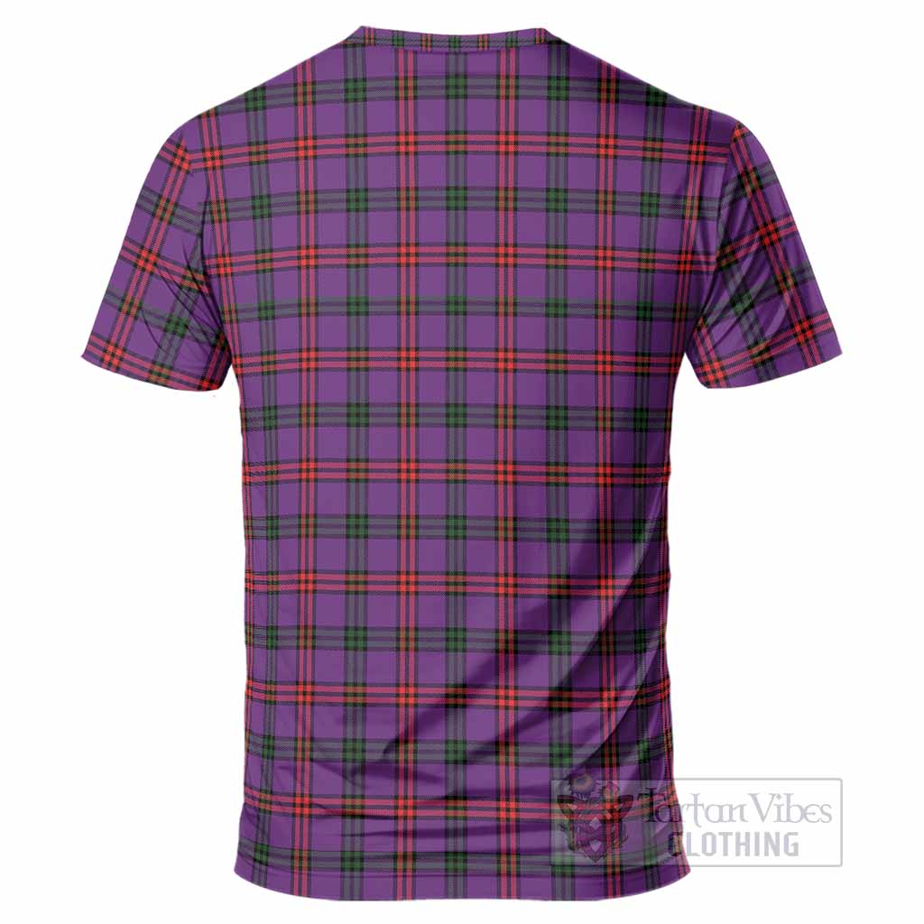 Montgomery Tartan Crest T-Shirt Ferocious Lion Style