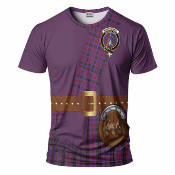 Montgomery Tartan Crest T-Shirt Kilt Costume Style