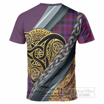 Montgomery Tartan Crest T-Shirt Scottish Triskele Celtic
