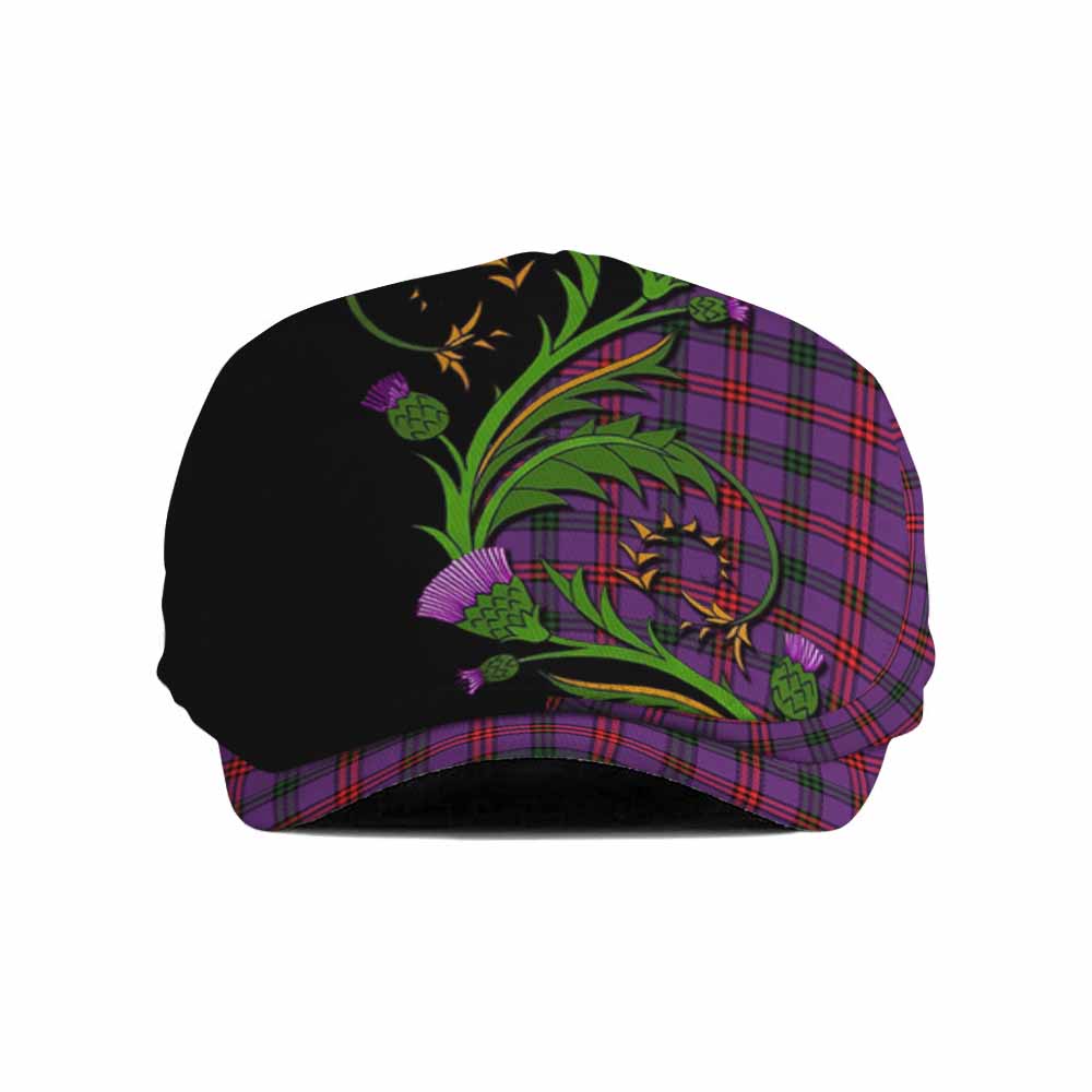 Montgomery Tartan Flat Cap, Jeff Cap Scottish Thistle Pride Heritage Art