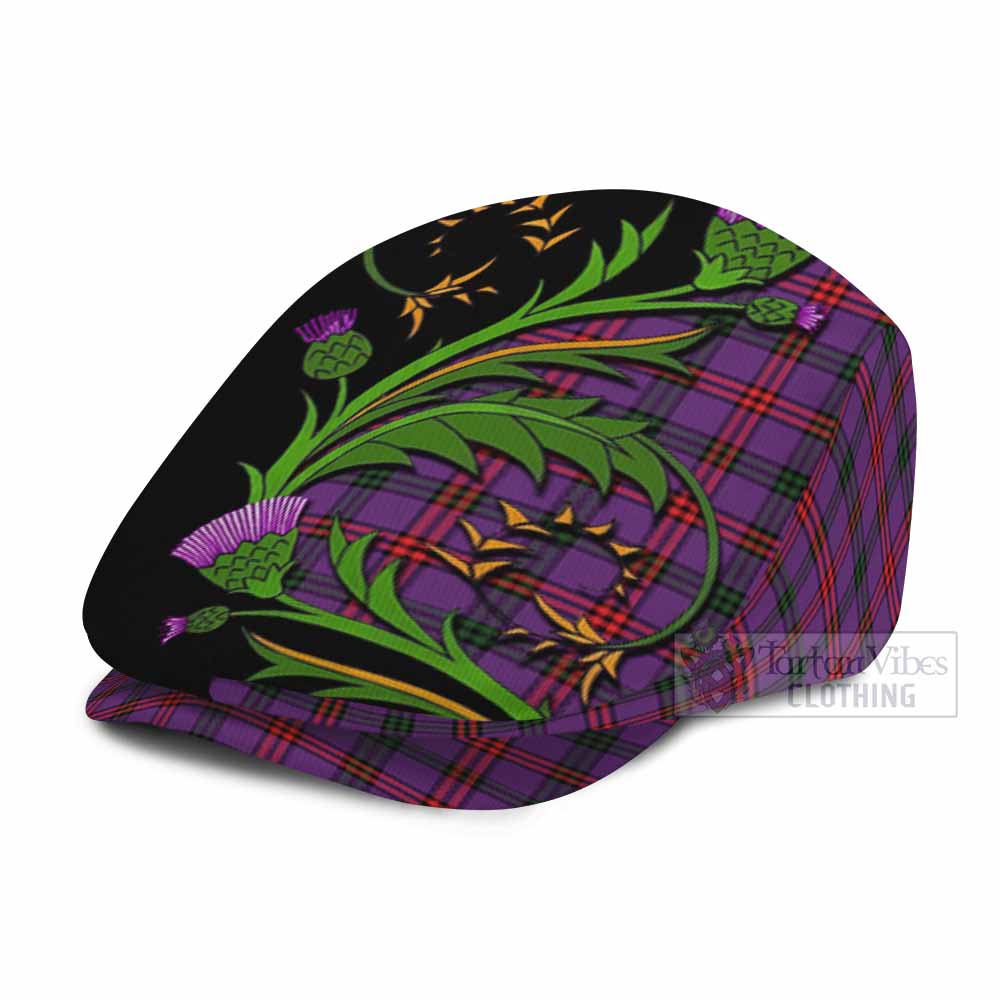 Montgomery Tartan Flat Cap, Jeff Cap Scottish Thistle Pride Heritage Art