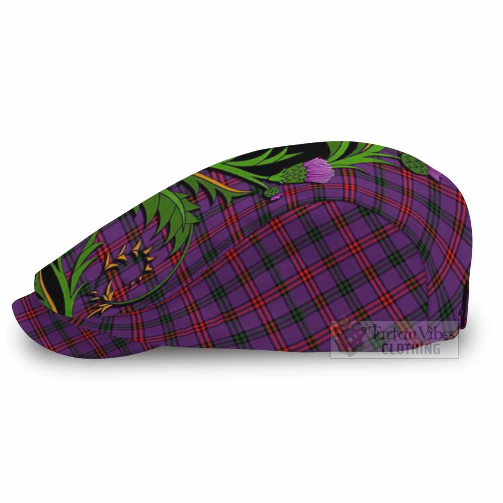 Montgomery Tartan Flat Cap, Jeff Cap Scottish Thistle Pride Heritage Art