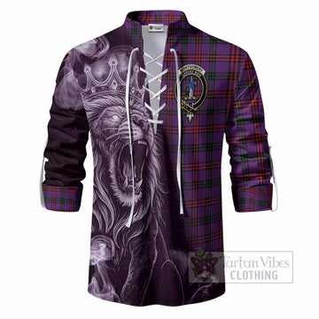 Montgomery Tartan Ghillie Shirt Roaring Lion Heritage