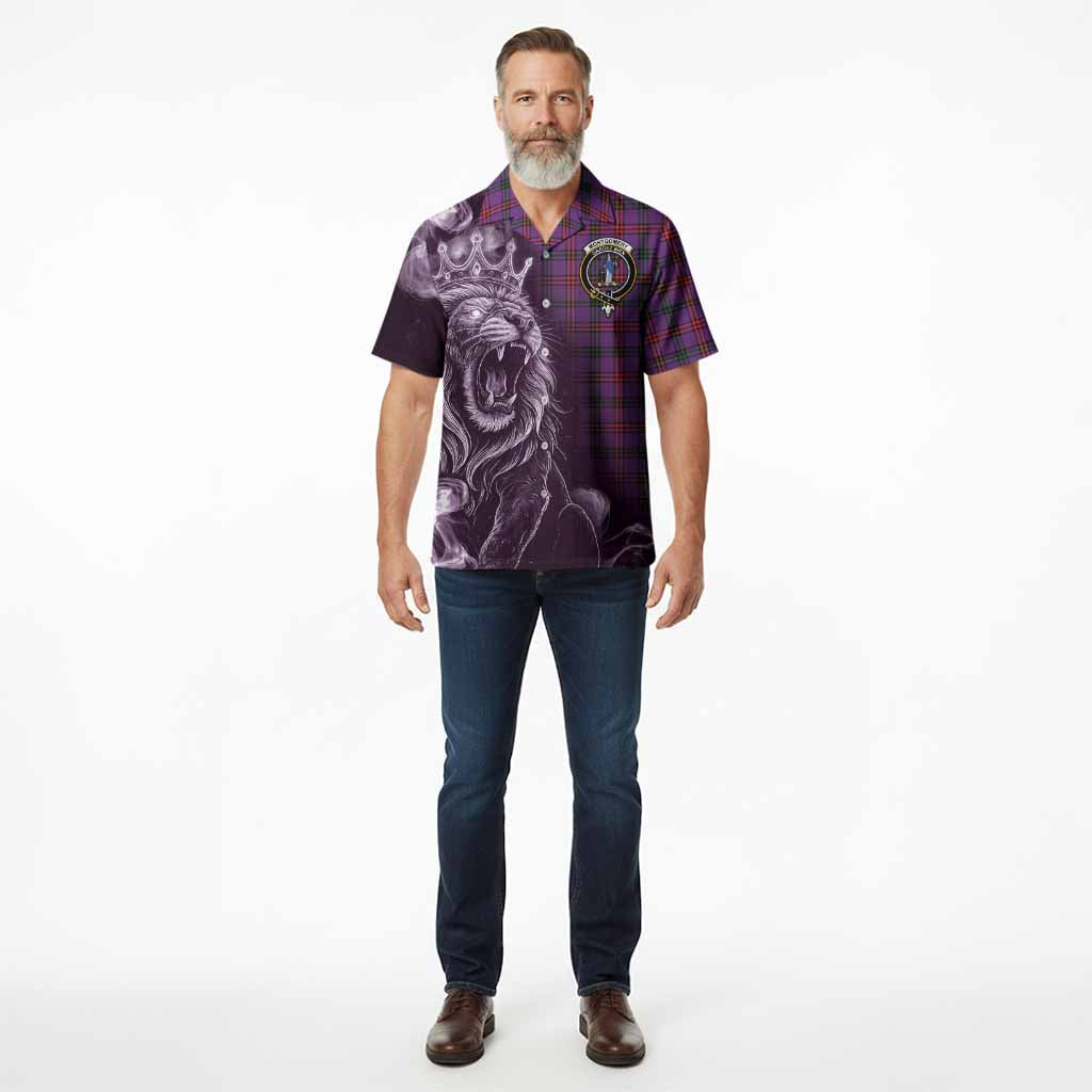 Montgomery Tartan Hawaiian Shirt Roaring Lion Heritage