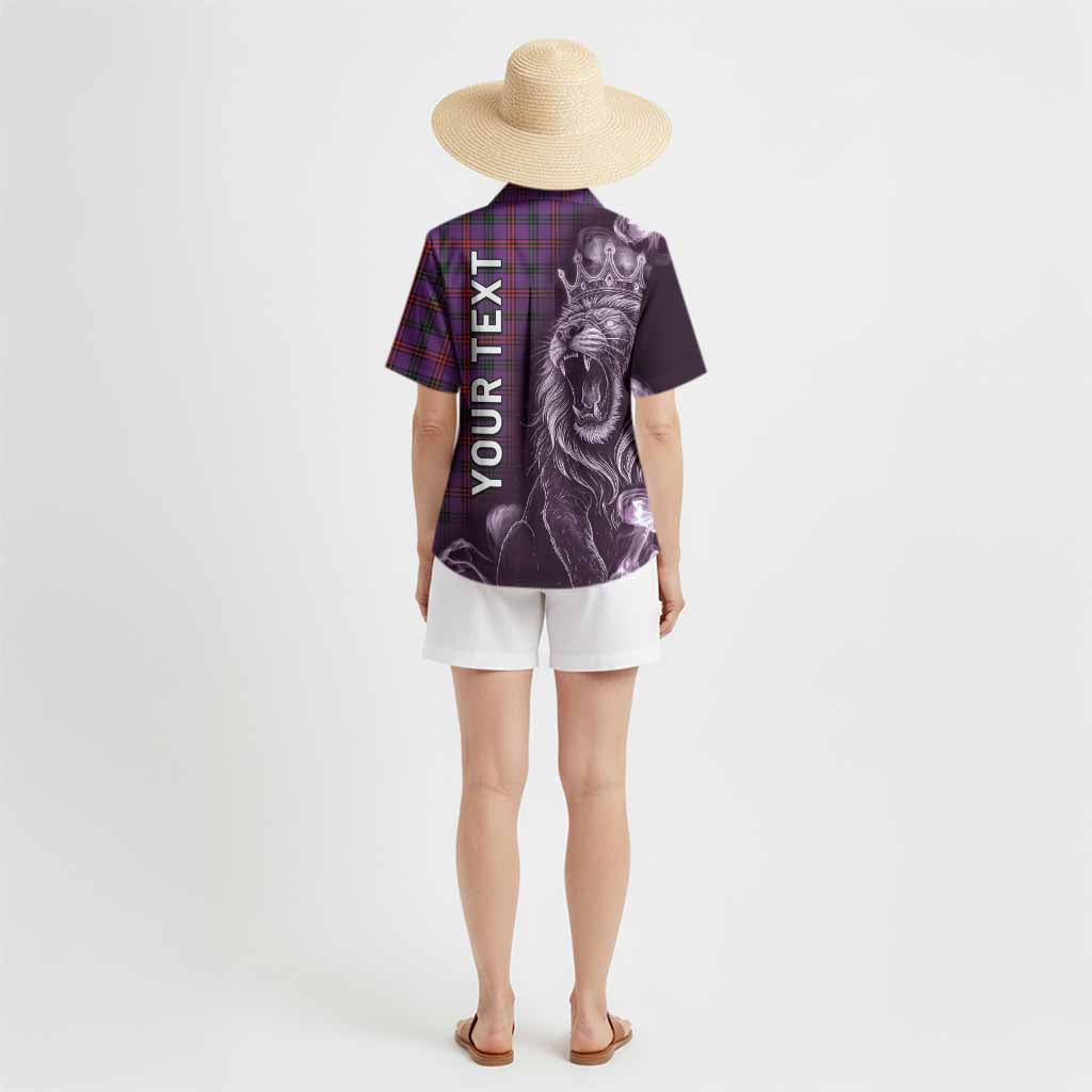 Montgomery Tartan Hawaiian Shirt Roaring Lion Heritage