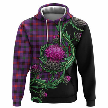 Montgomery Tartan Hoodie Resilient Scottish Thistle