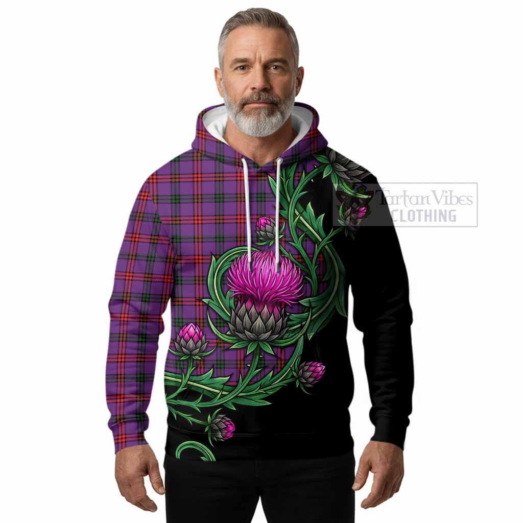 Montgomery Tartan Hoodie Resilient Scottish Thistle