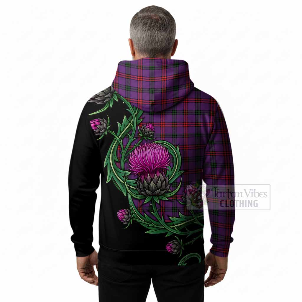 Montgomery Tartan Hoodie Resilient Scottish Thistle