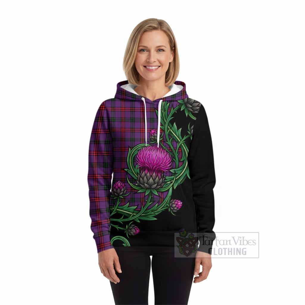 Montgomery Tartan Hoodie Resilient Scottish Thistle