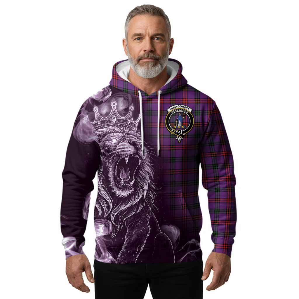 Montgomery Tartan Hoodie Roaring Lion Heritage