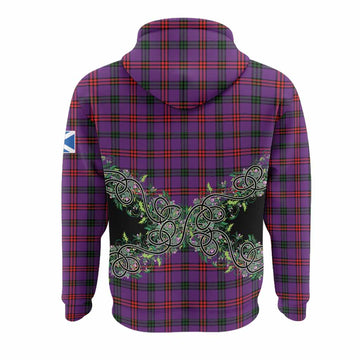 Montgomery Tartan Hoodie Thistle Scottish Spirit