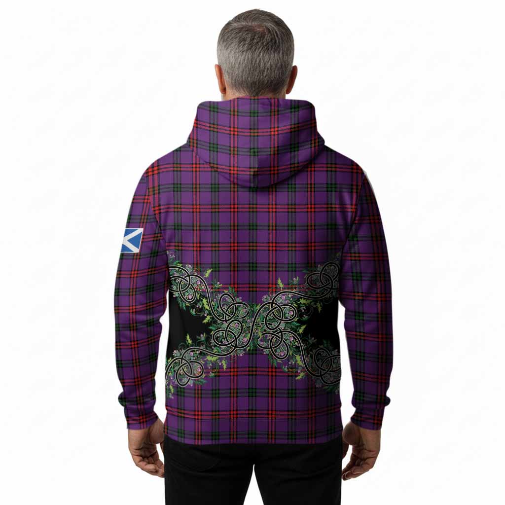Montgomery Tartan Hoodie Thistle Scottish Spirit