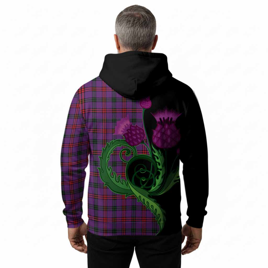 Montgomery Tartan Hoodie Traditional Scottish Thistle