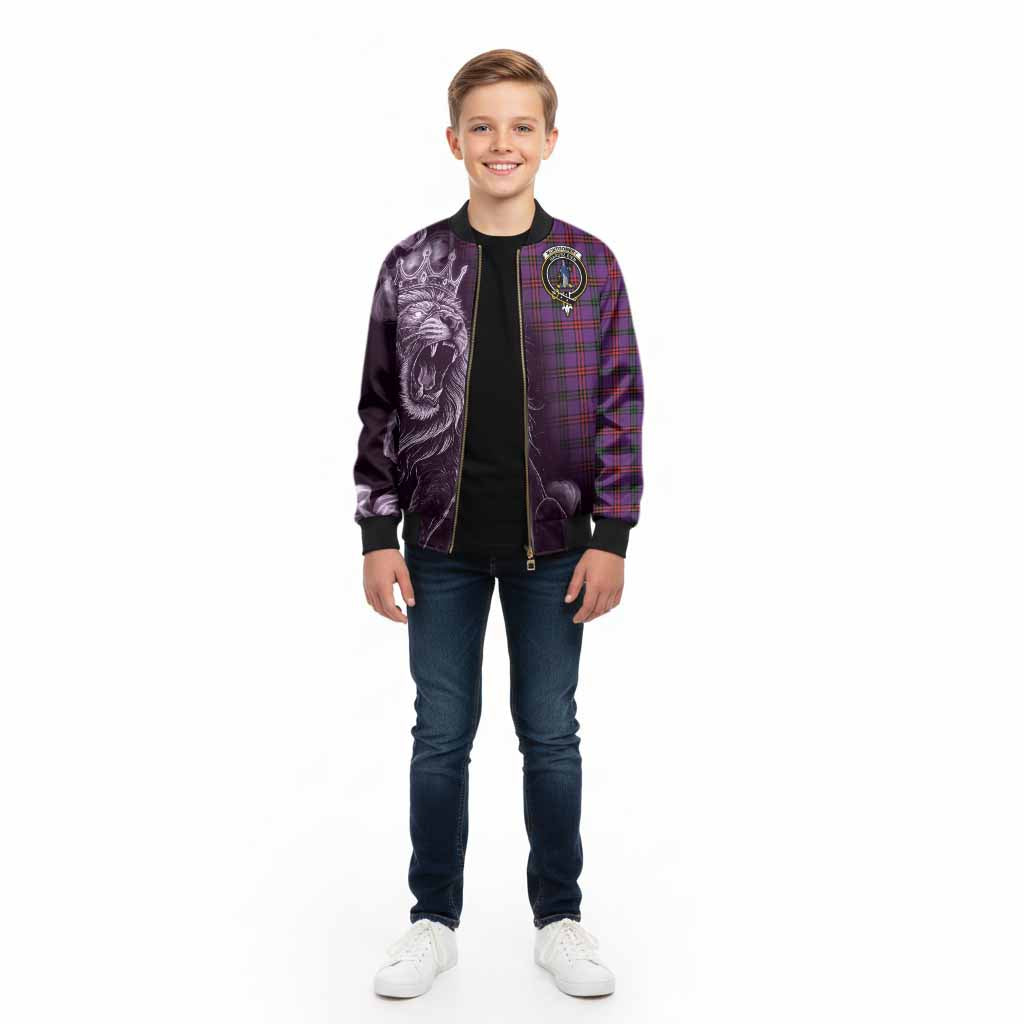 Montgomery Tartan Kid Bomber Jacket Roaring Lion Heritage