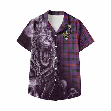 Montgomery Tartan Kid Hawaiian Shirt Roaring Lion Heritage