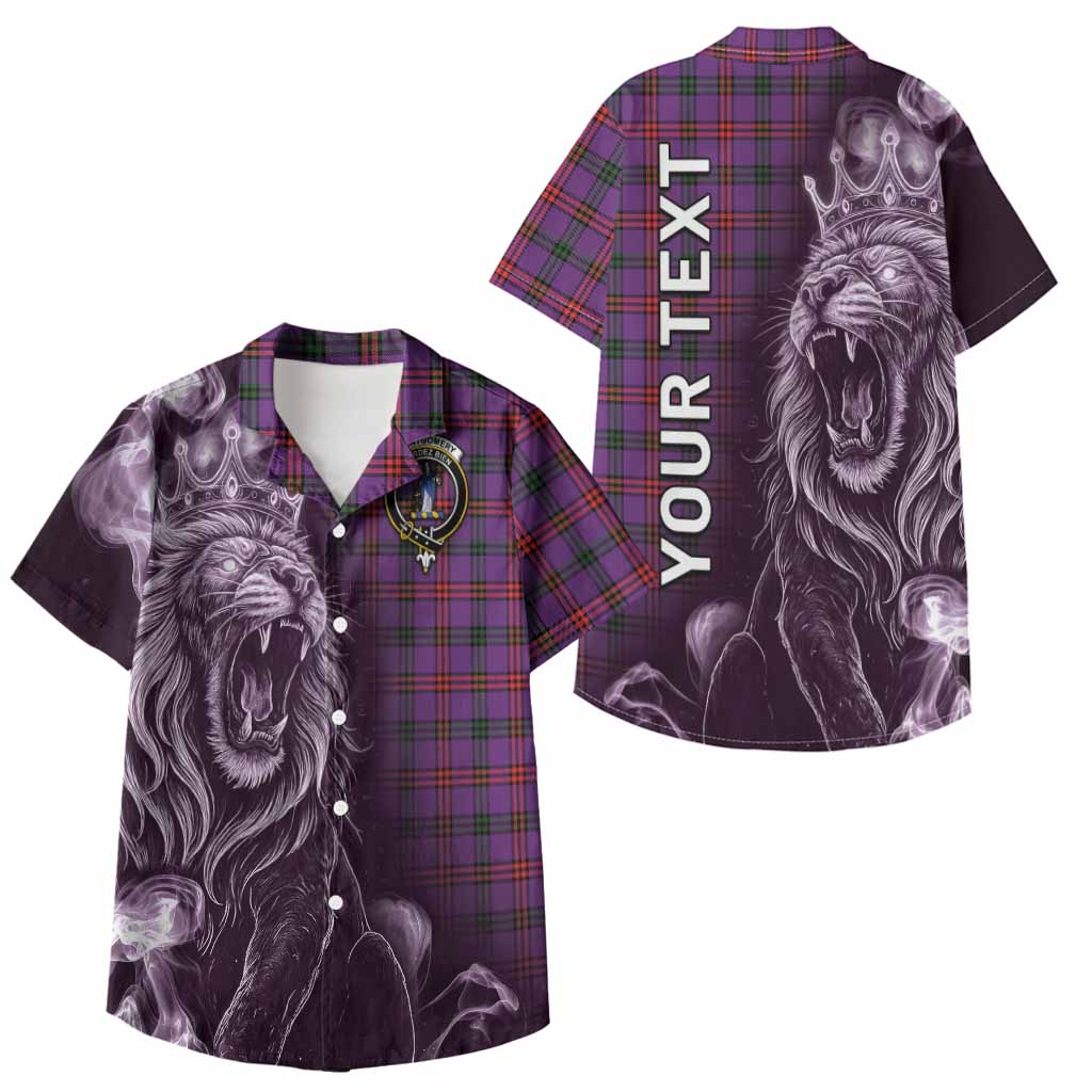 Montgomery Tartan Kid Hawaiian Shirt Roaring Lion Heritage