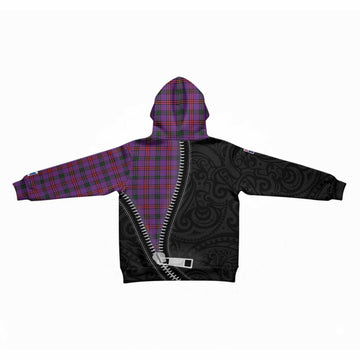 Montgomery Tartan Kid Hoodie New Zealand Pattern Unique Zipper Stylized