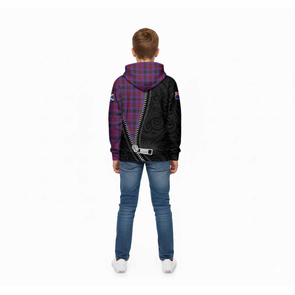 Montgomery Tartan Kid Hoodie New Zealand Pattern Unique Zipper Stylized