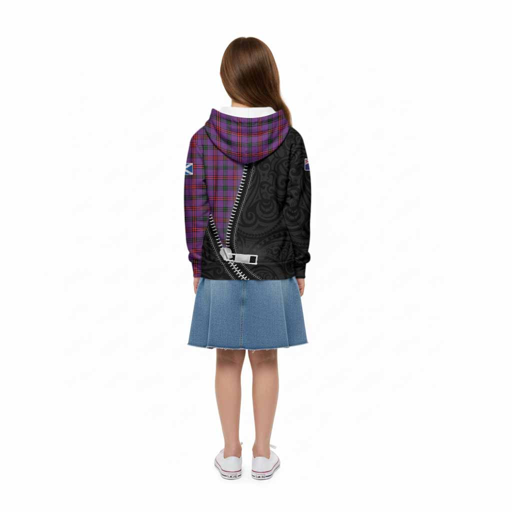 Montgomery Tartan Kid Hoodie New Zealand Pattern Unique Zipper Stylized