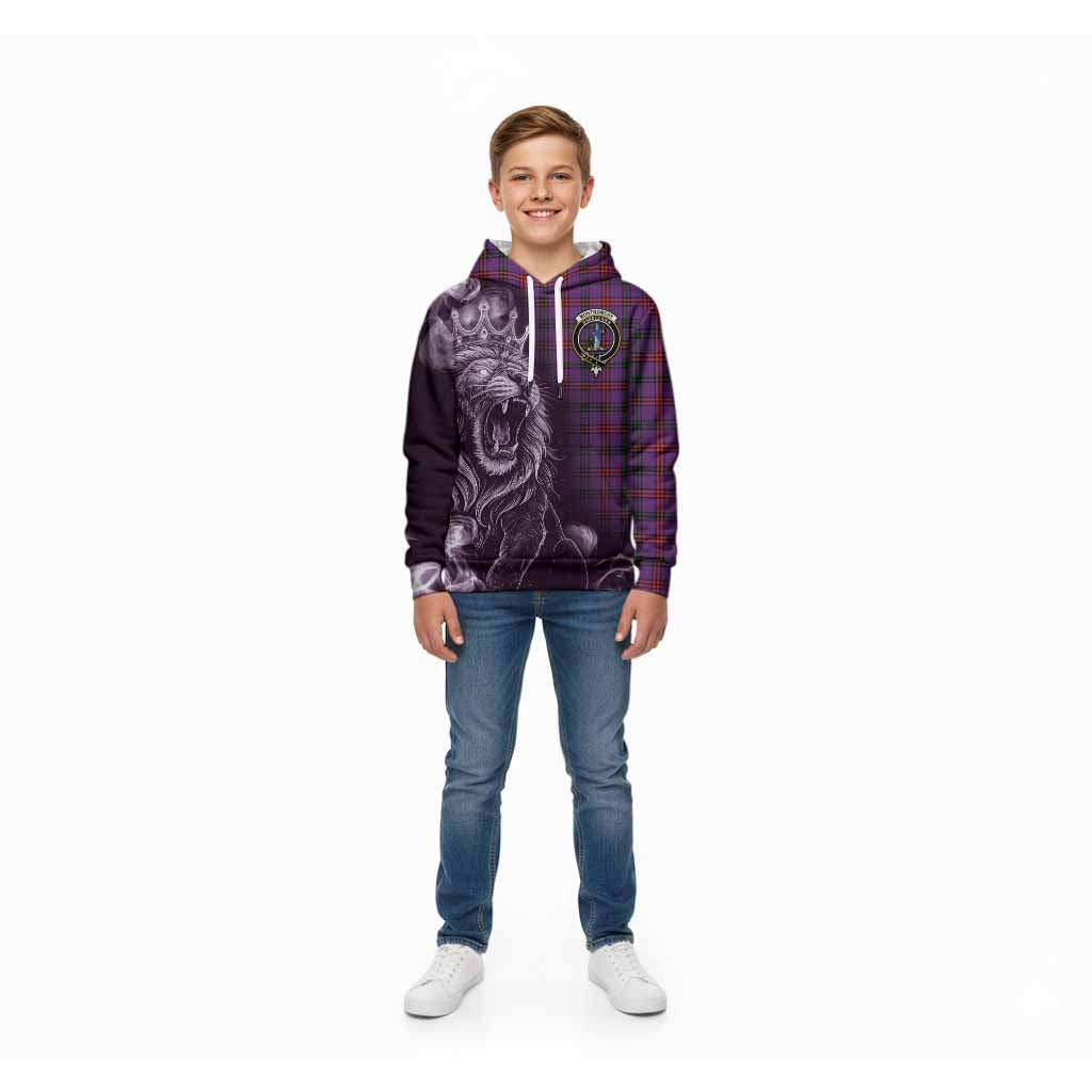 Montgomery Tartan Kid Hoodie Roaring Lion Heritage