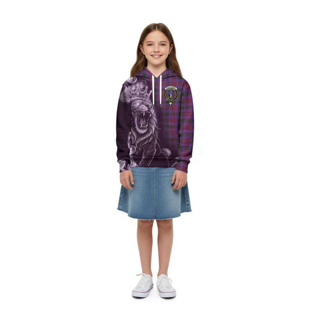 Montgomery Tartan Kid Hoodie Roaring Lion Heritage