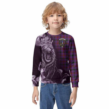 Montgomery Tartan Kid Knitted Sweatshirt Roaring Lion Heritage