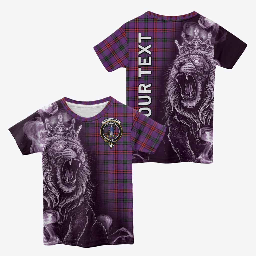 Montgomery Tartan Kid T-shirt Roaring Lion Heritage