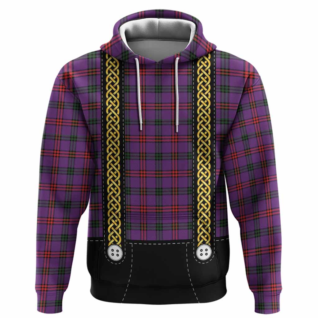 Montgomery Tartan Lederhosen Costume Hoodie Scotland Celtic Knot Motif